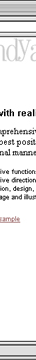 web site design for creative content offering